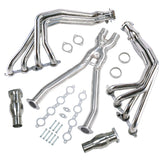 3" Long Tube Exhaust Headers Manifolds & X-Pipe For 97-04 C5 Chevy Corvette 5.7L
